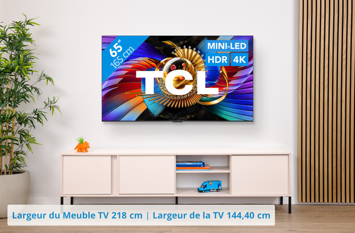TCL SQD Mini-LED 65" 80L (2026) visuel Coolblue 1