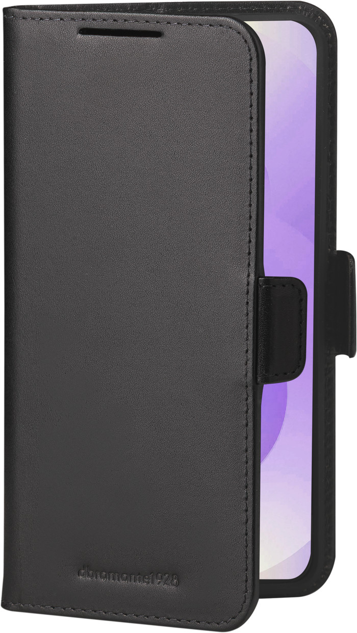 DBramante1928 Copenhagen Slim Samsung Galaxy A57 Book Case Leer Zwart linkerkant