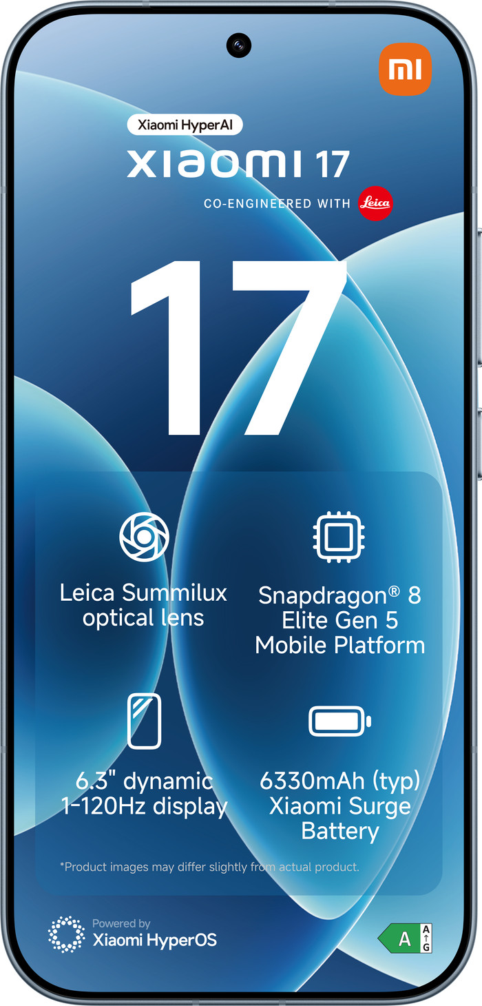 Xiaomi 17 512GB Blauw 5G voorkant