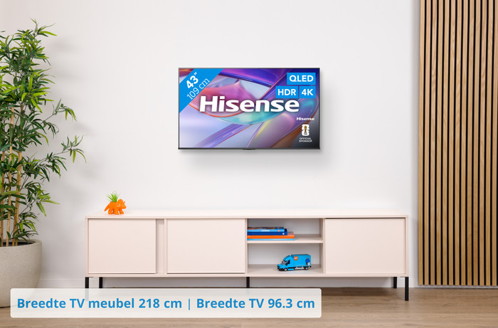 Hisense QLED 43" E79S (2026) visual Coolblue 1