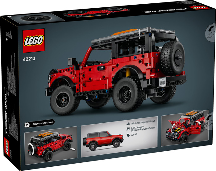 LEGO Autos Trio 42213 + 42226 + 42234 verpakking
