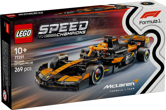 LEGO Speed Champions McLaren F1 Team MCL38 racewagen 77251 verpakking