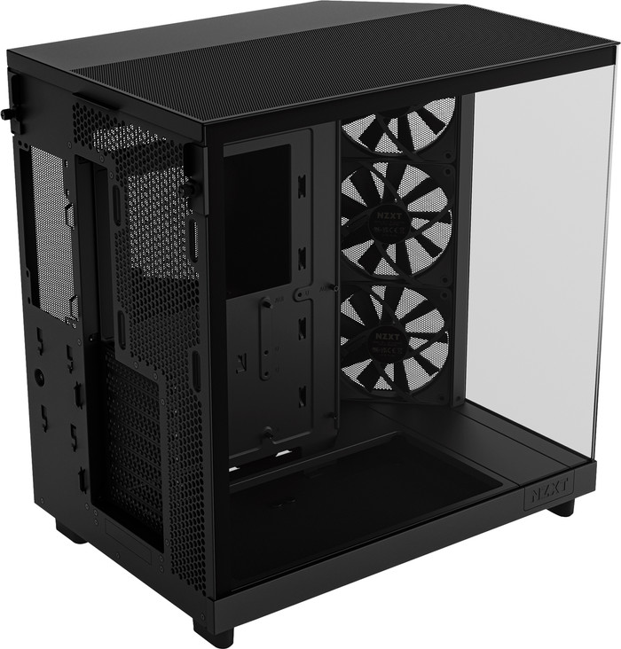 NZXT H6 Flow - Zwart achterkant