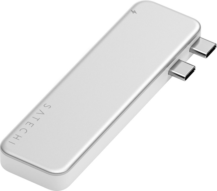Satechi USB-C Snap Hub Zilver rechterkant