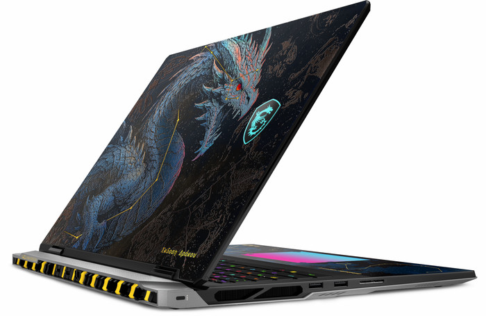 MSI Titan 18 HX Dragon Edition Draco Epic A2WJ-1263BE linkerkant