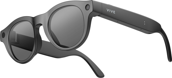 HTC VIVE Eagle AI Bril Zonnebril Rond Zwart rechterkant