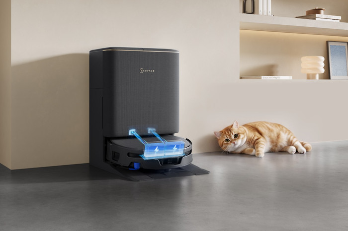 Ecovacs DEEBOT T90s Omni Pro Care Kit product in gebruik