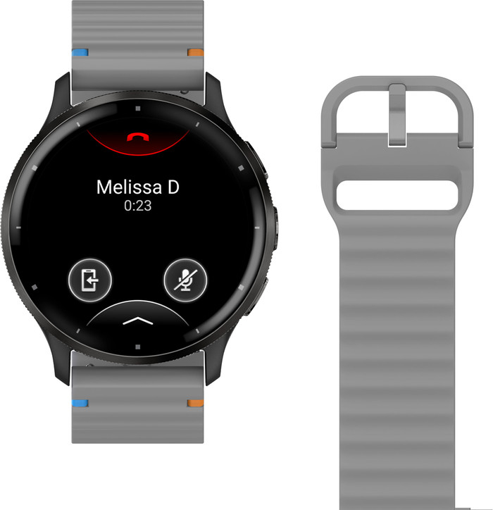 Just in Case Bracelet Silicone Gris Garmin Venu 3 / 4 45 mm détail