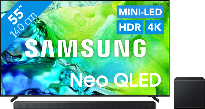 Samsung Neo QLED 55" QN80H (2026) + Samsung HW-B750F (2025) Main Image