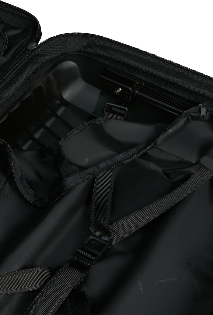 Samsonite Intuo Valise à 4 Roulettes Easy Access Expandable 55 cm Black intérieur