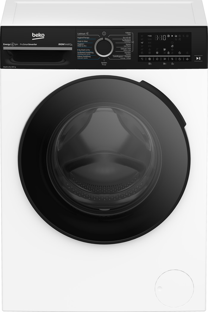 Beko BM5DFT4941B IronFinish - 9/6 kg voorkant