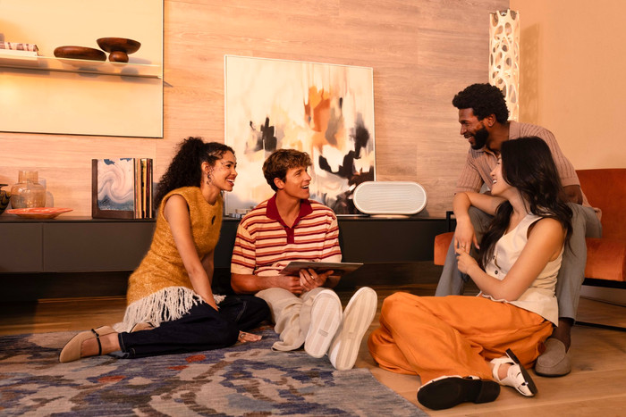 Denon Home 600 Zilver product in gebruik