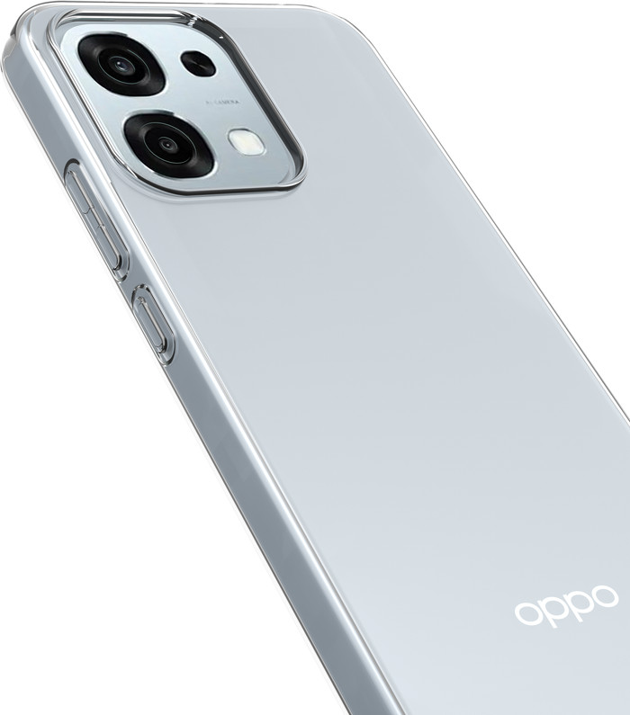 Just in Case Soft Design OPPO A6 (4G/5G) Back Cover Transparent détail