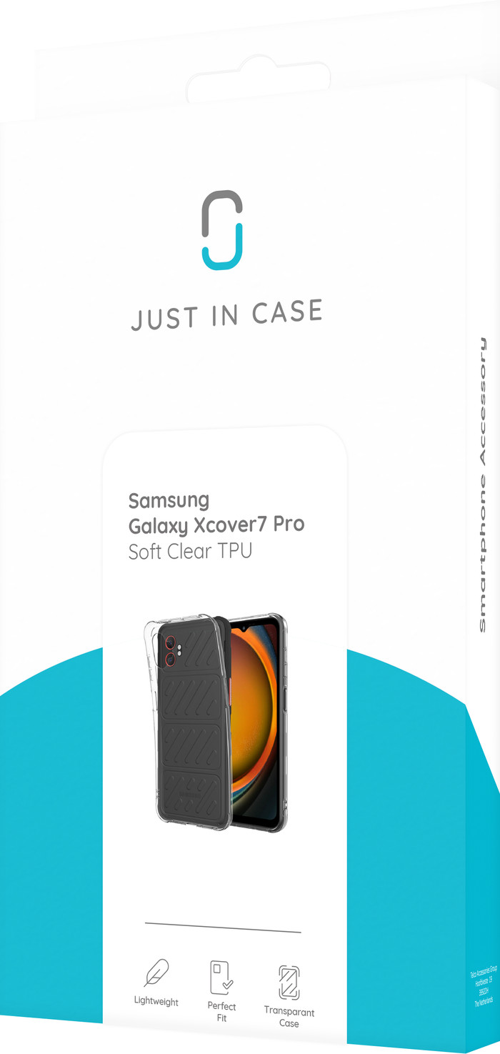 Just in Case Soft Design Samsung Galaxy Xcover7 Pro Back Cover Transparant verpakking