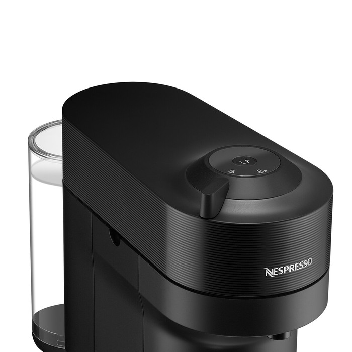 De'Longhi Nespresso Vertuo Pop ENV90.B + 30 Capsules and 2 glass cups detail