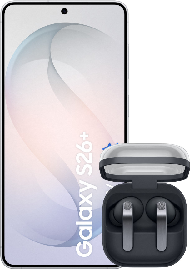 Samsung Galaxy S26 Plus 512GB White 5G + Samsung Galaxy Buds4 Pro Black Main Image