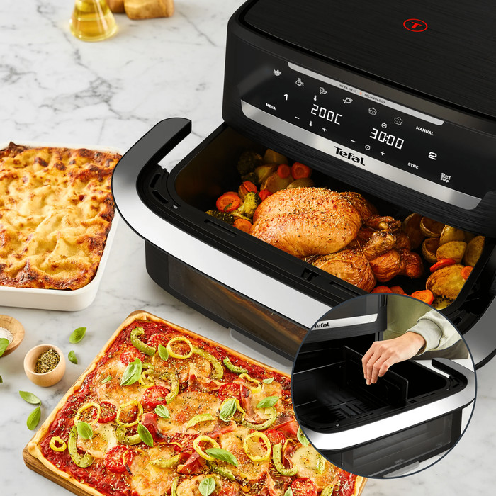 Tefal Dual Easy Fry Flex EY9288 produit à l'usage