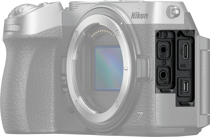 Nikon Z5IIC Body Zilver linkerkant