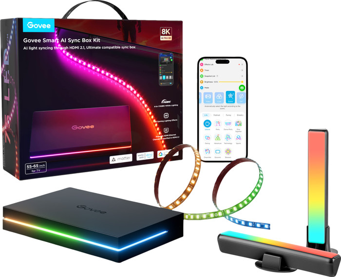 Govee Light Bars + Govee Smart AI Sync Box Kit Main Image