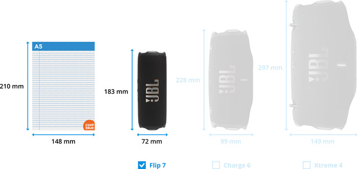 JBL Flip 7 Rouge visuel Coolblue 2