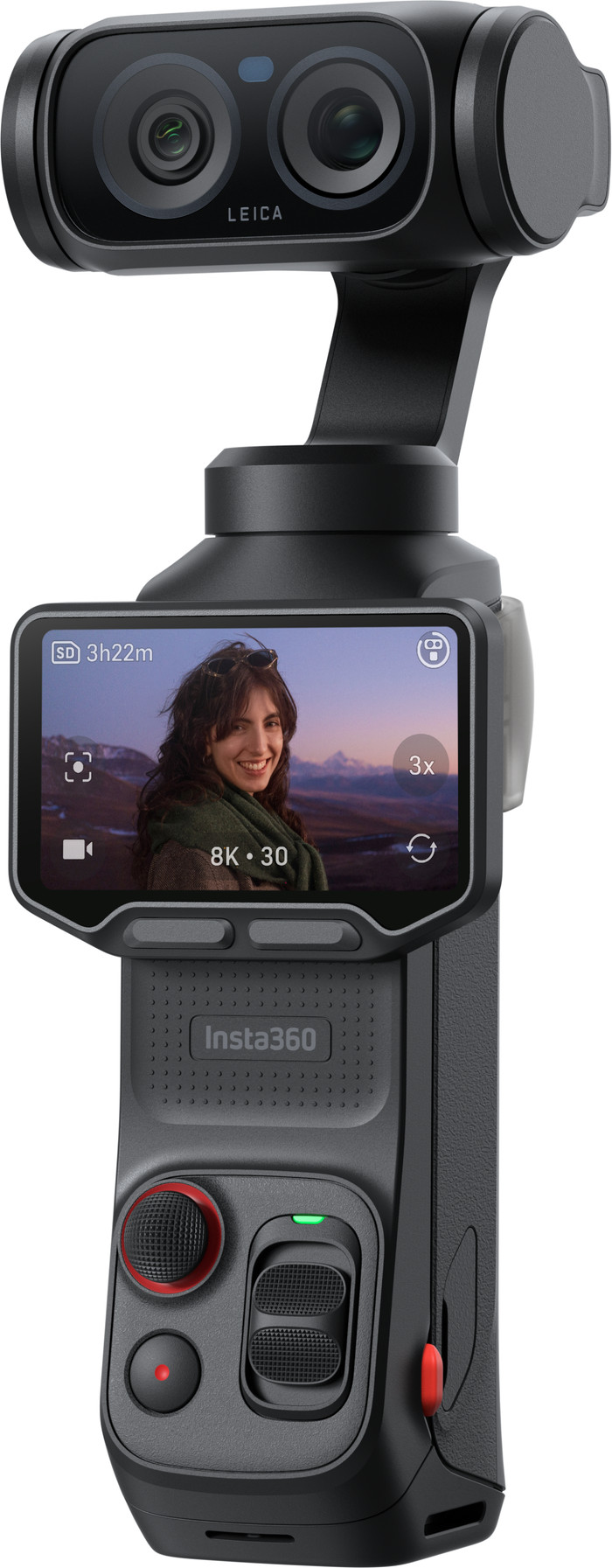 Insta360 Luna Ultra Noir côté droit