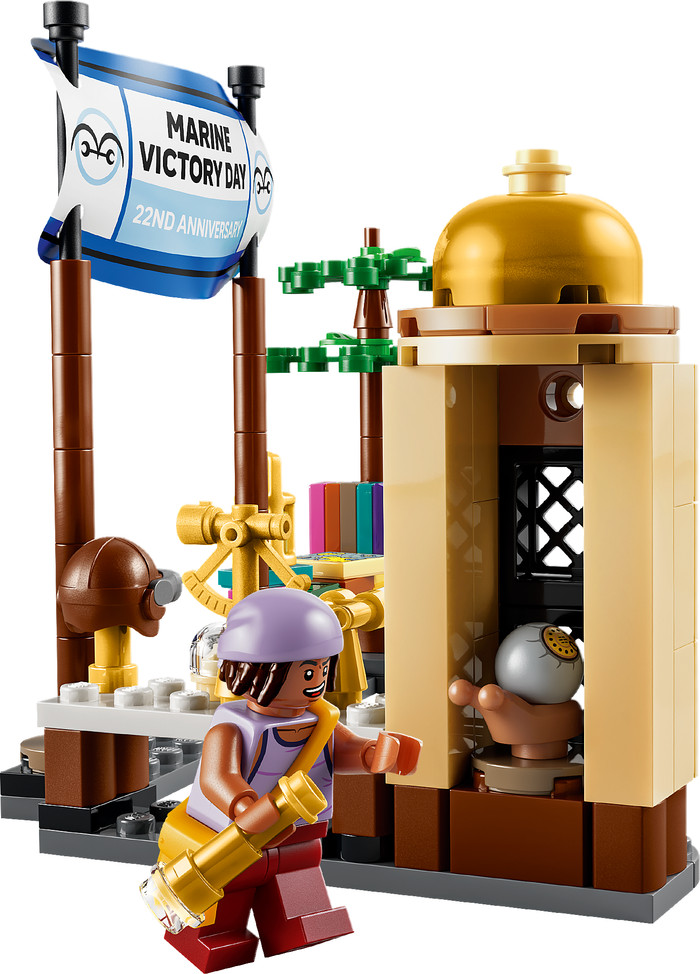 LEGO One Piece Het slagschip van Garp 75646 detail