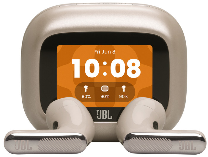 JBL Live Flex 4 Champagne détail
