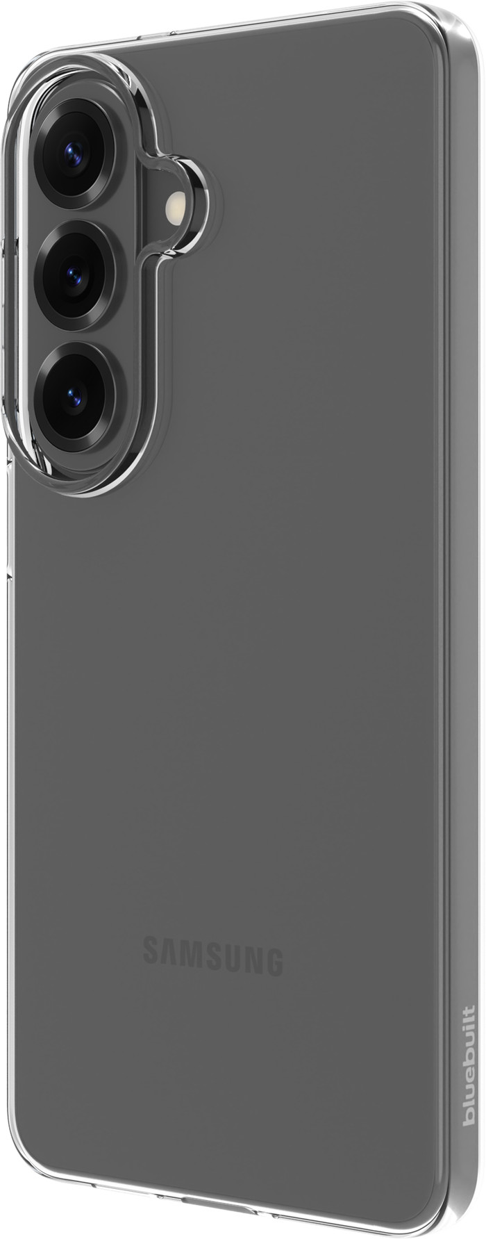 BlueBuilt Samsung Galaxy S26 Back Cover Transparent right side