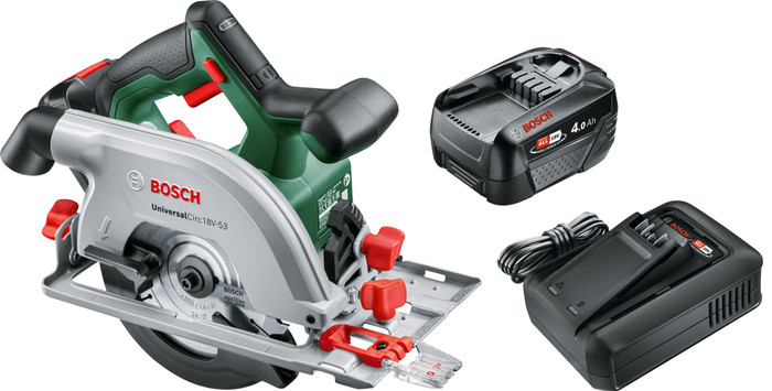 Bosch UniversalCirc 18V-53 + Bosch Starterset 18V 4,0 Ah Main Image