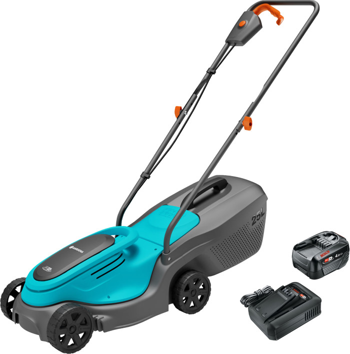 Gardena PowerMax 30/18V P4A Solo + Bosch Starterset 18V 4,0 Ah Main Image