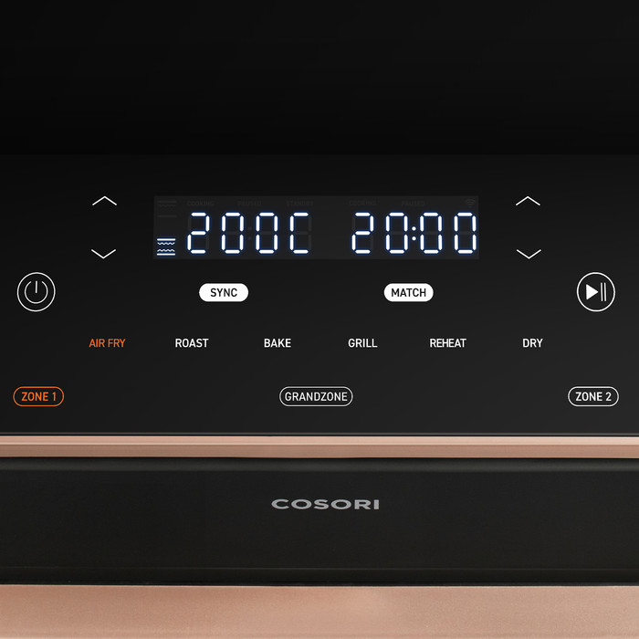 Cosori Dual Blaze Twinfry Ceramic 10L detail