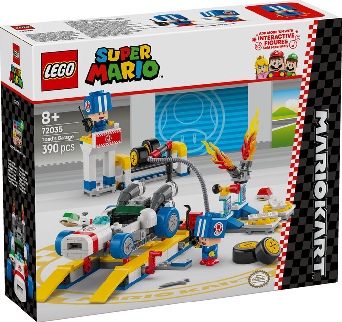 LEGO Super Mario: Mario Kart - Toad's Garage 72035 packaging