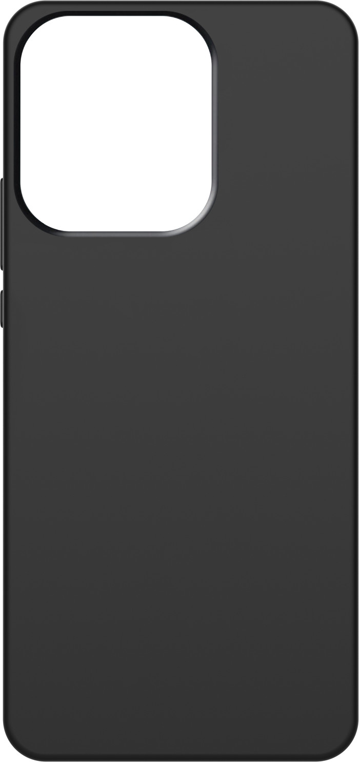 Just in Case Soft Design OPPO A6 (4G/5G) Back Cover Zwart voorkant