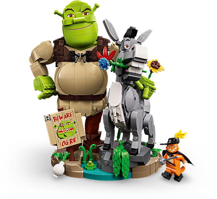 LEGO - Shrek, l'Âne et le Chat Potté 72423 côté droit