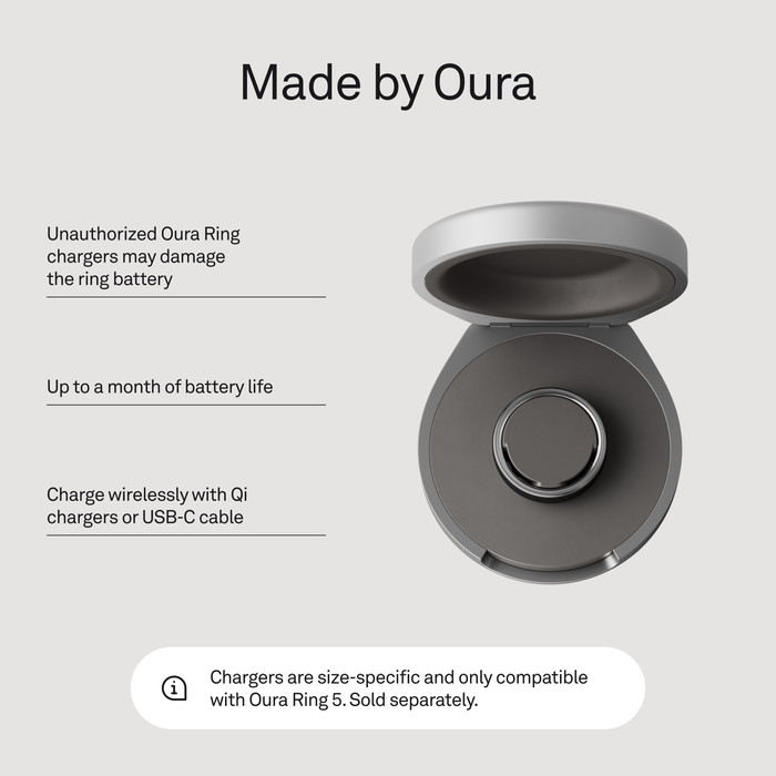 Oura Ring 5 Wireless Charging Case Size 11 visual supplier
