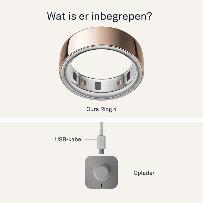 Oura Ring 4 Maat 8 Roségoud visual leverancier