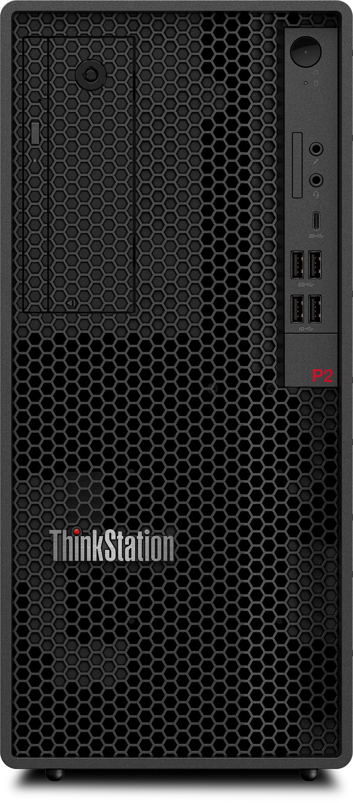 Lenovo ThinkStation P2 Tower Gen 2 - 30JQ00AWBF voorkant
