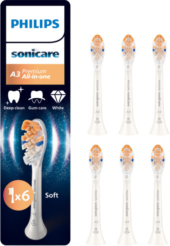 Philips Sonicare Premium All-in-One Wit (6 stuks) Main Image