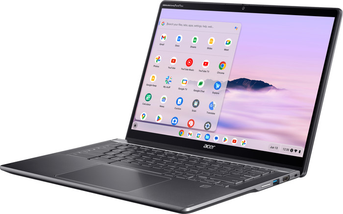 Acer Chromebook Plus Spin 514 CP514-4HN-51F1 Azerty rechterkant