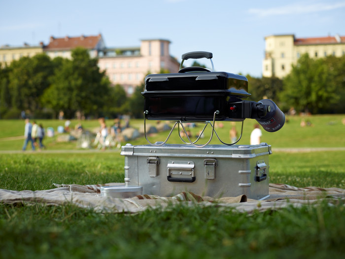Weber Go-Anywhere product in gebruik