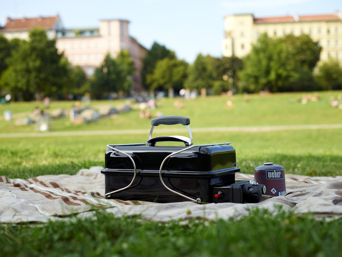 Weber Go-Anywhere product in gebruik