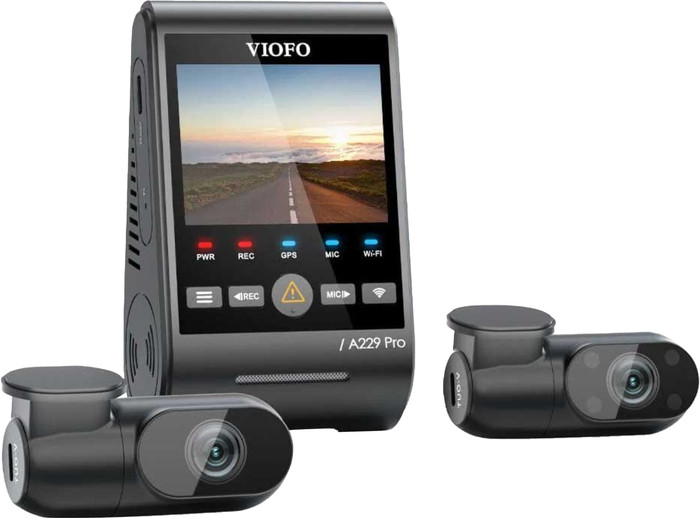Viofo A229 Pro 3CH 4K Wifi GPS avant