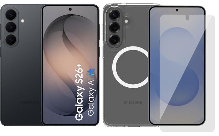 Samsung Galaxy S26 Plus 512GB Zwart 5G + Accessoirepakket Main Image