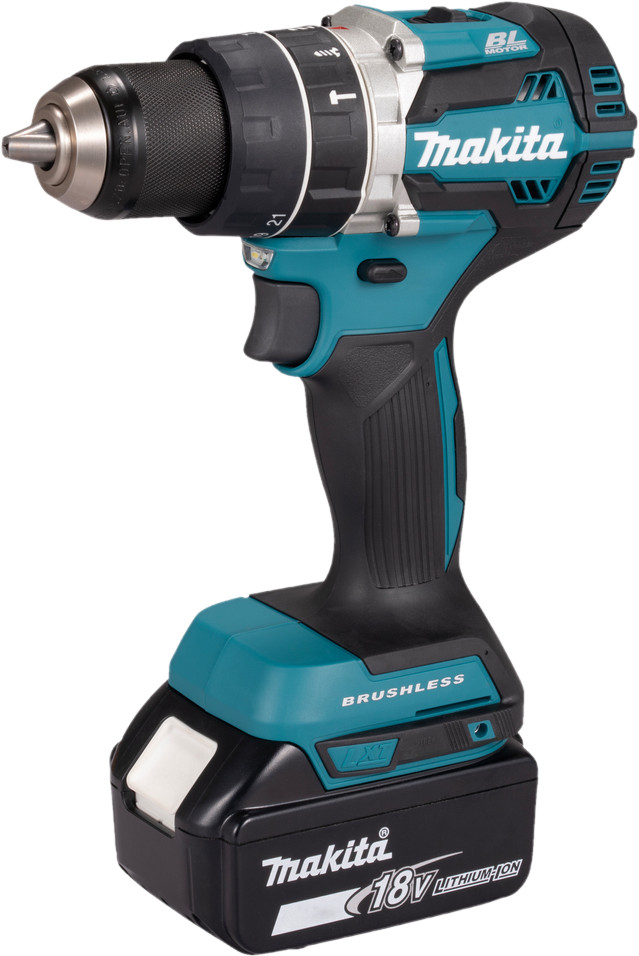 Makita DHP484RTJ côté gauche