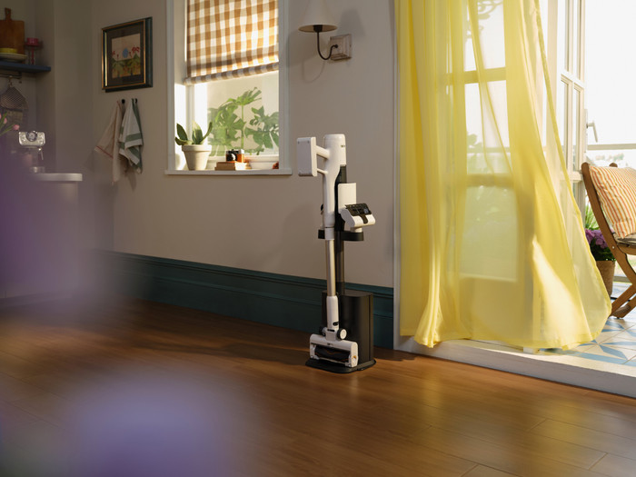 Roborock H60 Hub product in gebruik