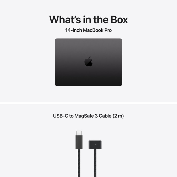 Apple MacBook Pro 14 Pouces M5 Pro (CPU 15 Cœurs / GPU 16 Cœurs) 24 Go/1 To Noir QWERTY visuel fournisseur