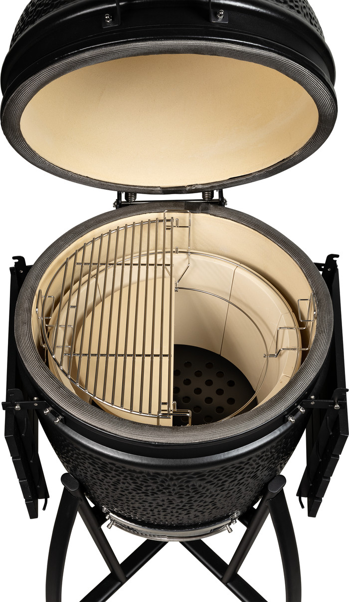 Grill Guru Prime Satin Black Large binnenkant