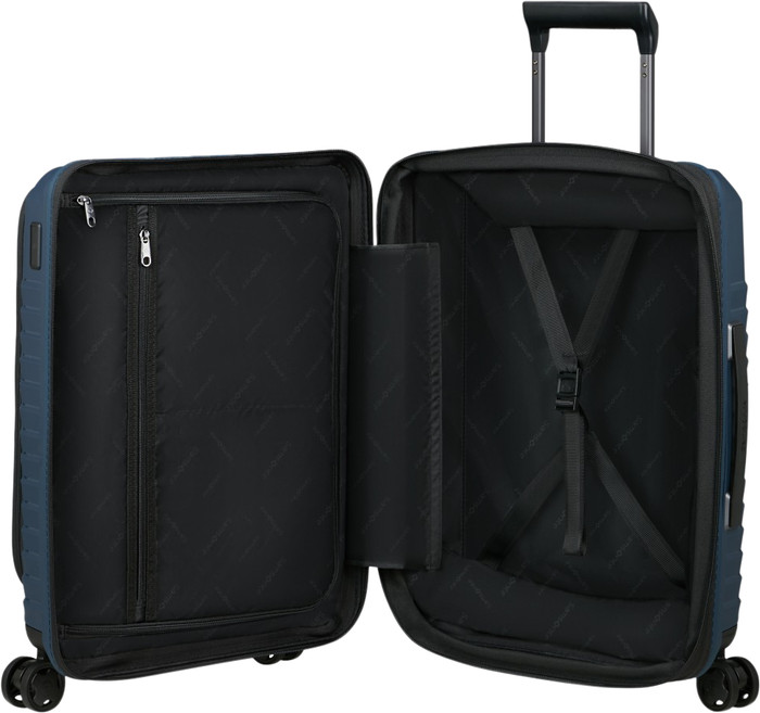 Samsonite Intuo Valise à 4 Roulettes Easy Access Expandable 55 cm Blue intérieur
