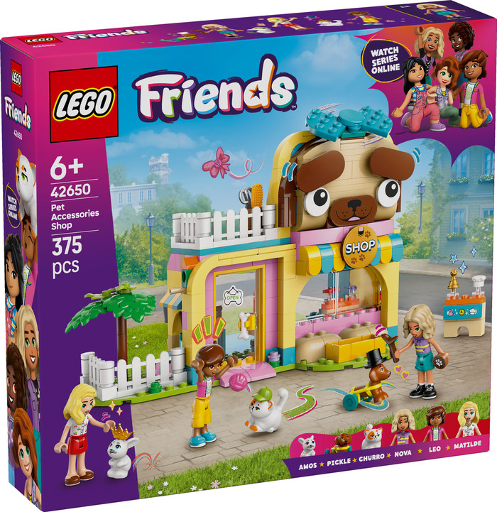 LEGO Friends Pet Accessories Shop 42650 packaging