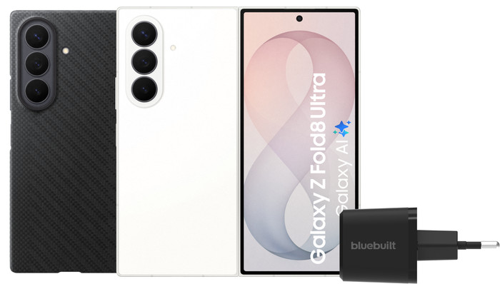 Samsung Galaxy Z Fold 8 Ultra 256GB White 5G + Accessory Pack Main Image